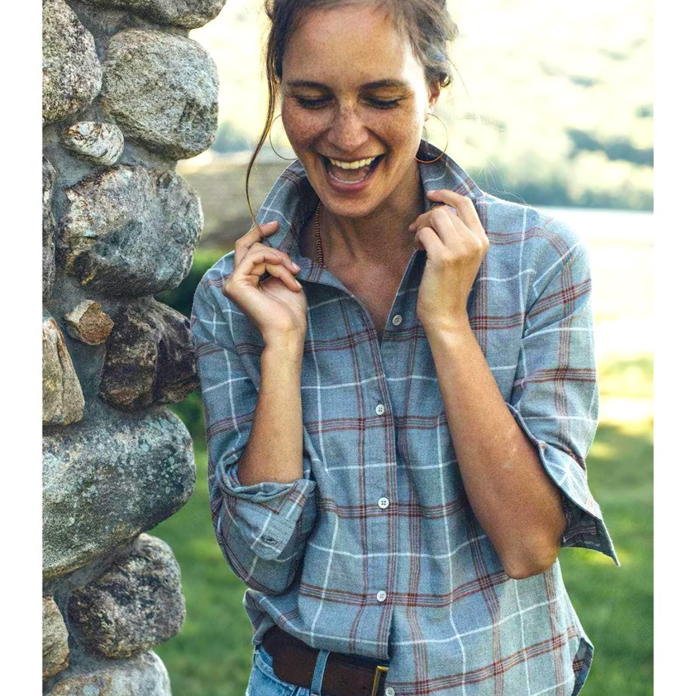 Faherty The Classic Flannel Shirt NWT Size M